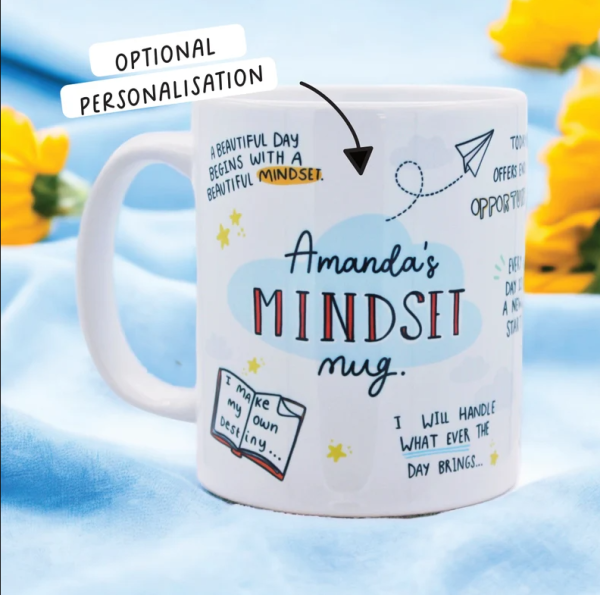 The Morning MINDSET Mug - Mental Health, Mindset, Law of Attraction, Motivational Mug, Self Care, Manifest, Affirmation, Wellbeing